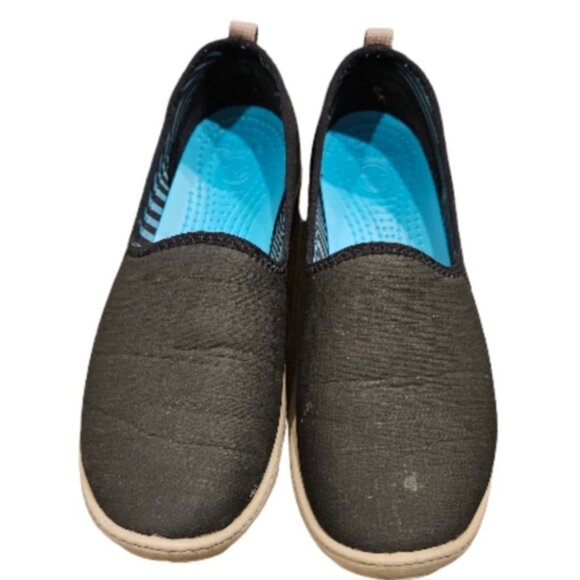 CROCS | Black Water Shoes with Blue Interior | Size 7 - Picture 4 of 16